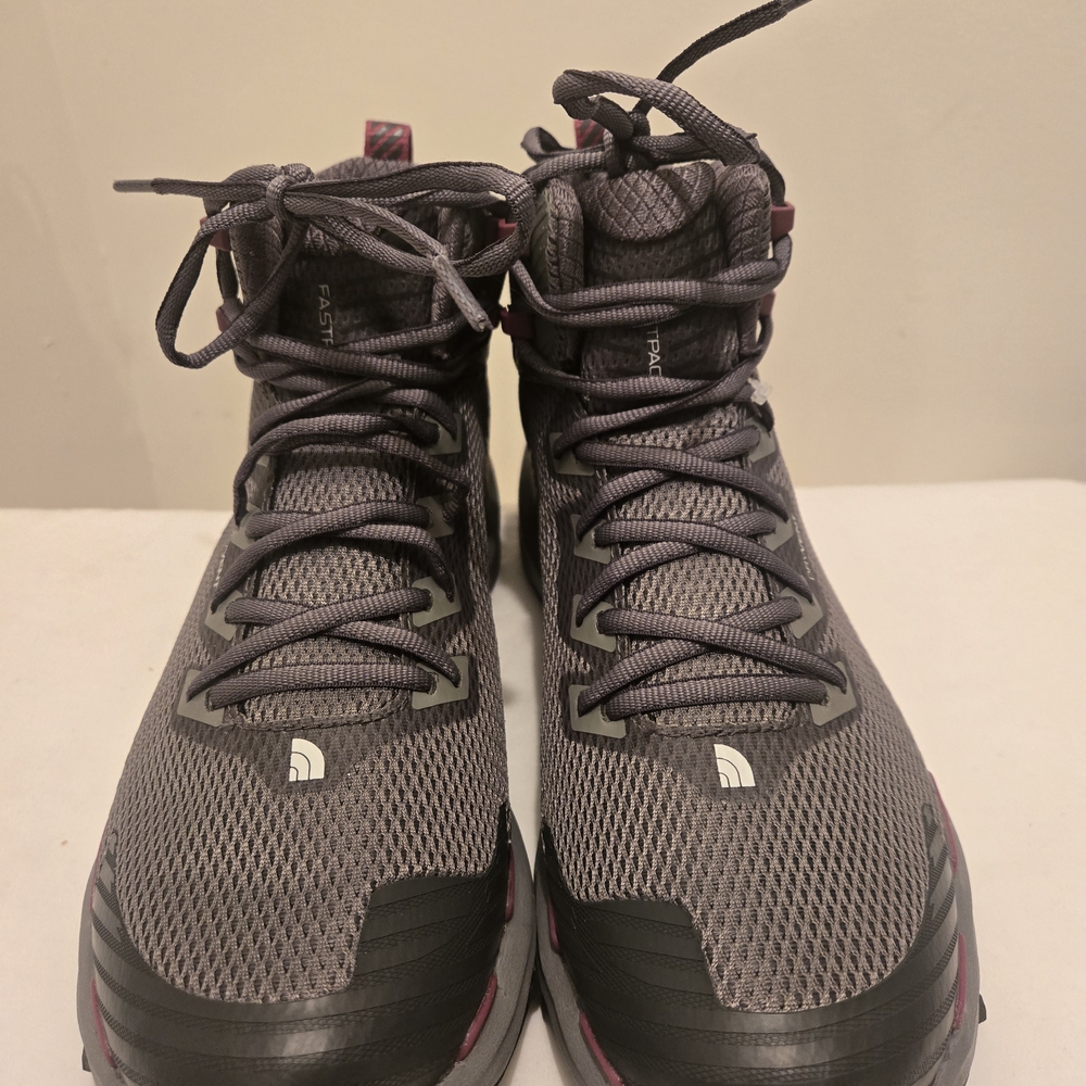 The North Face Gray Lace-Up Ankle Boots